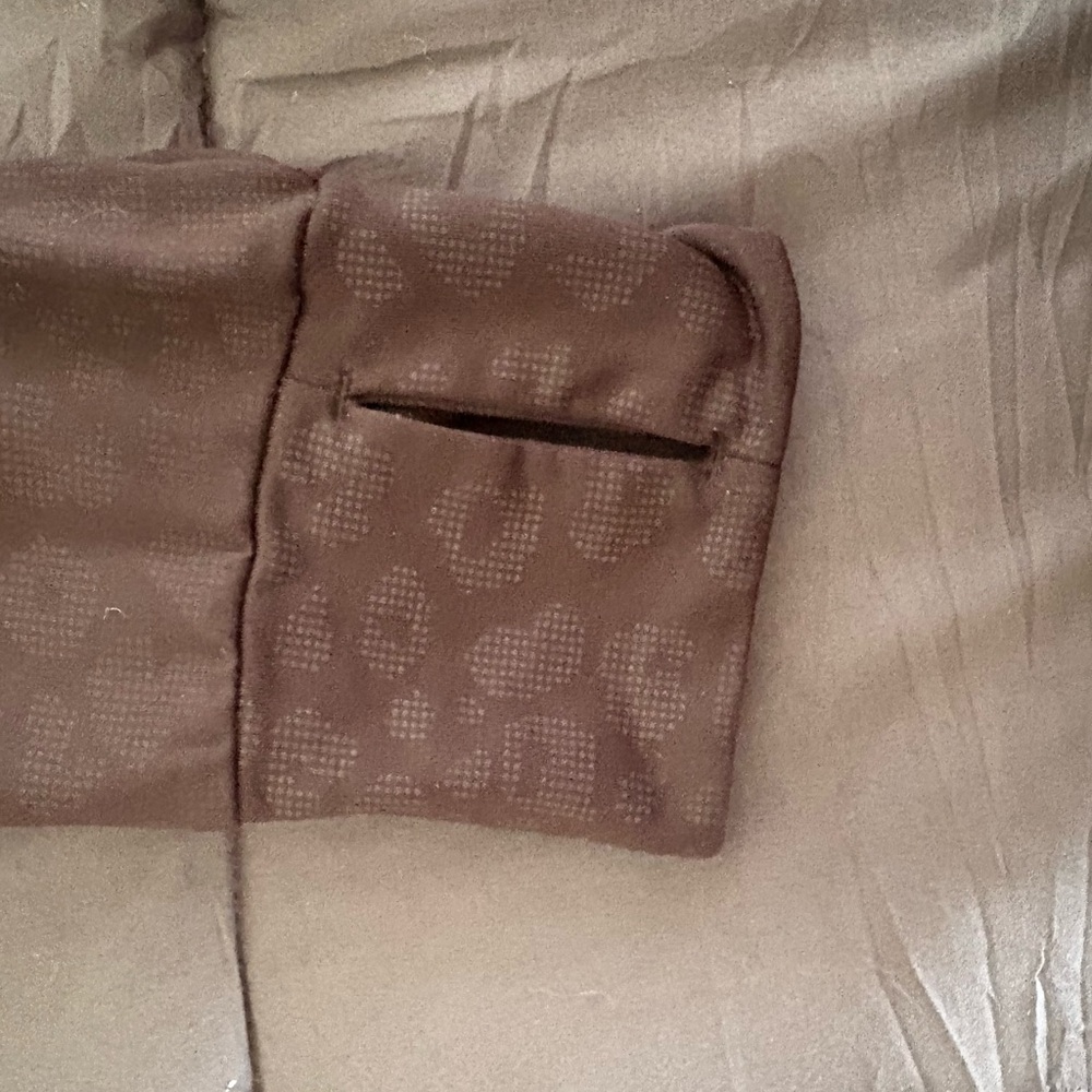 Women's Brown Quarter-Zip Sweatshirt - Picture 3 of 6